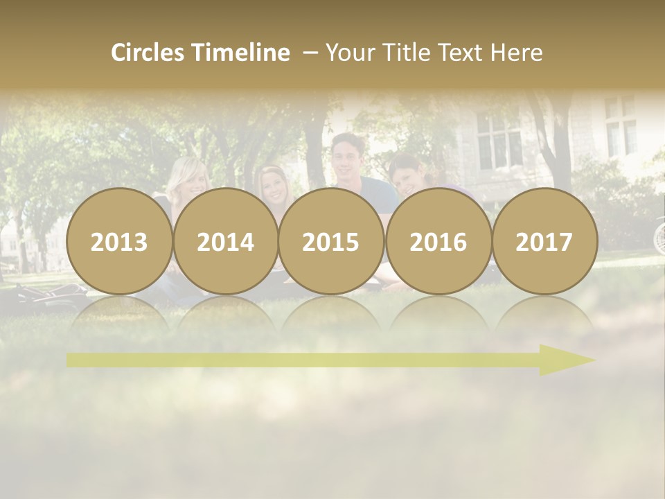 Uni Cheerful Women PowerPoint Template