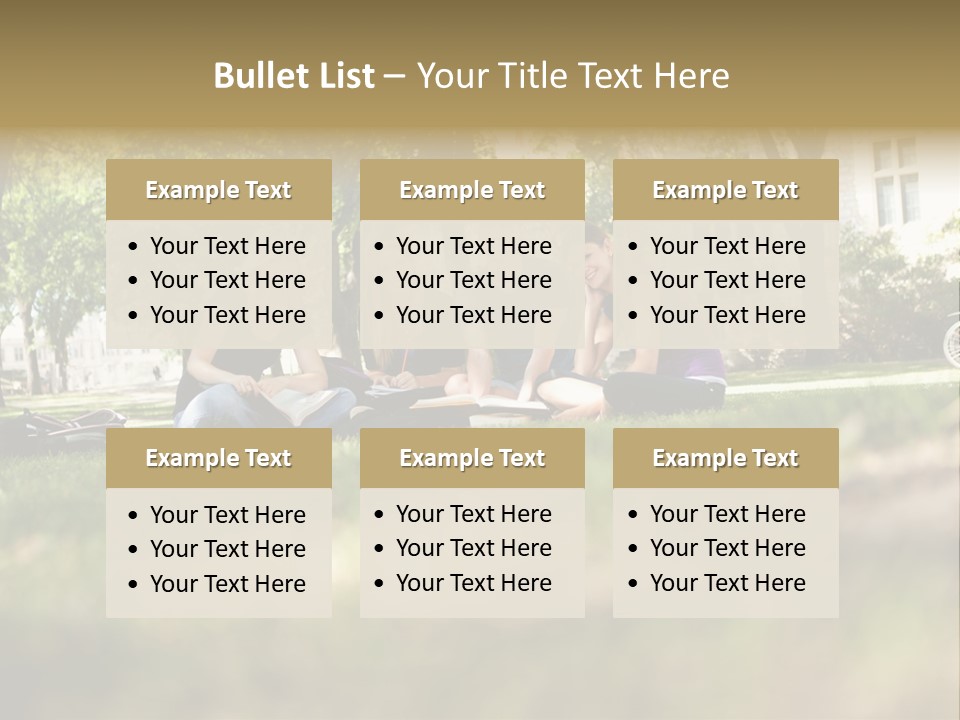 Uni Cheerful Women PowerPoint Template