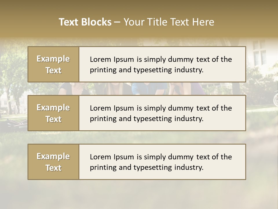 Uni Cheerful Women PowerPoint Template