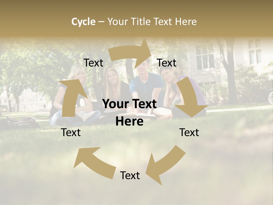 Uni Cheerful Women PowerPoint Template