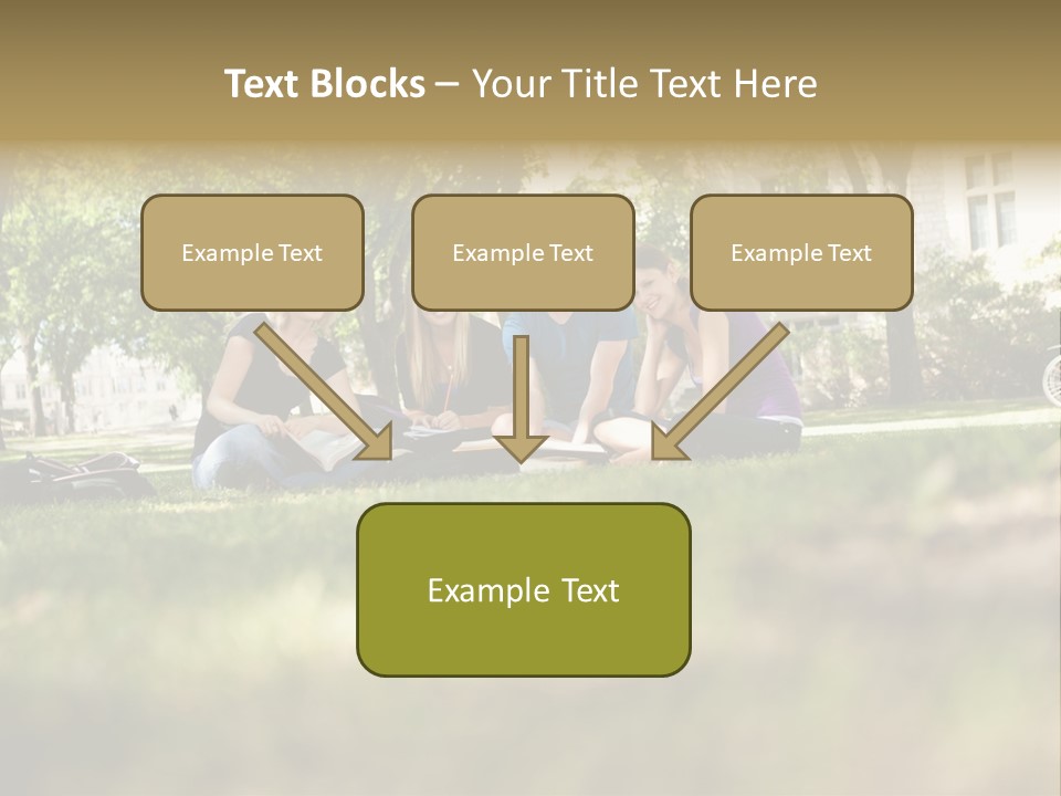 Uni Cheerful Women PowerPoint Template