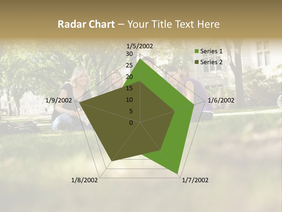 Uni Cheerful Women PowerPoint Template