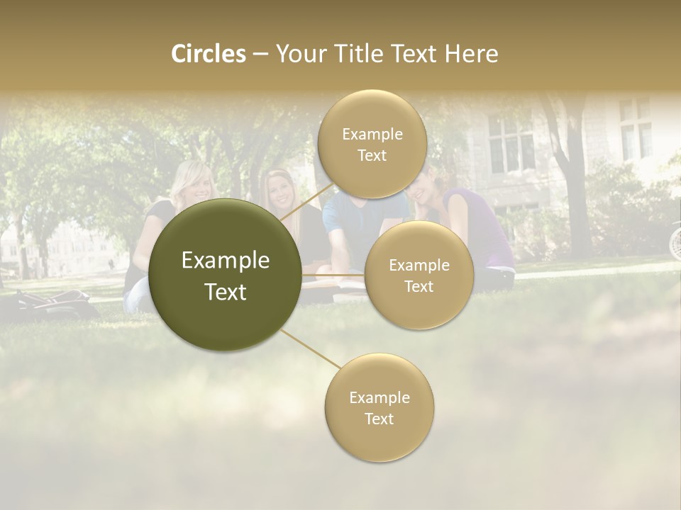 Uni Cheerful Women PowerPoint Template