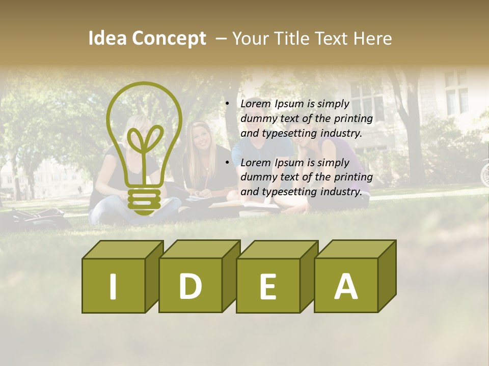 Uni Cheerful Women PowerPoint Template