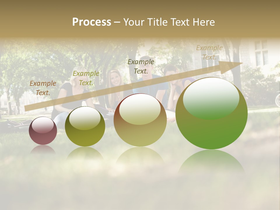 Uni Cheerful Women PowerPoint Template