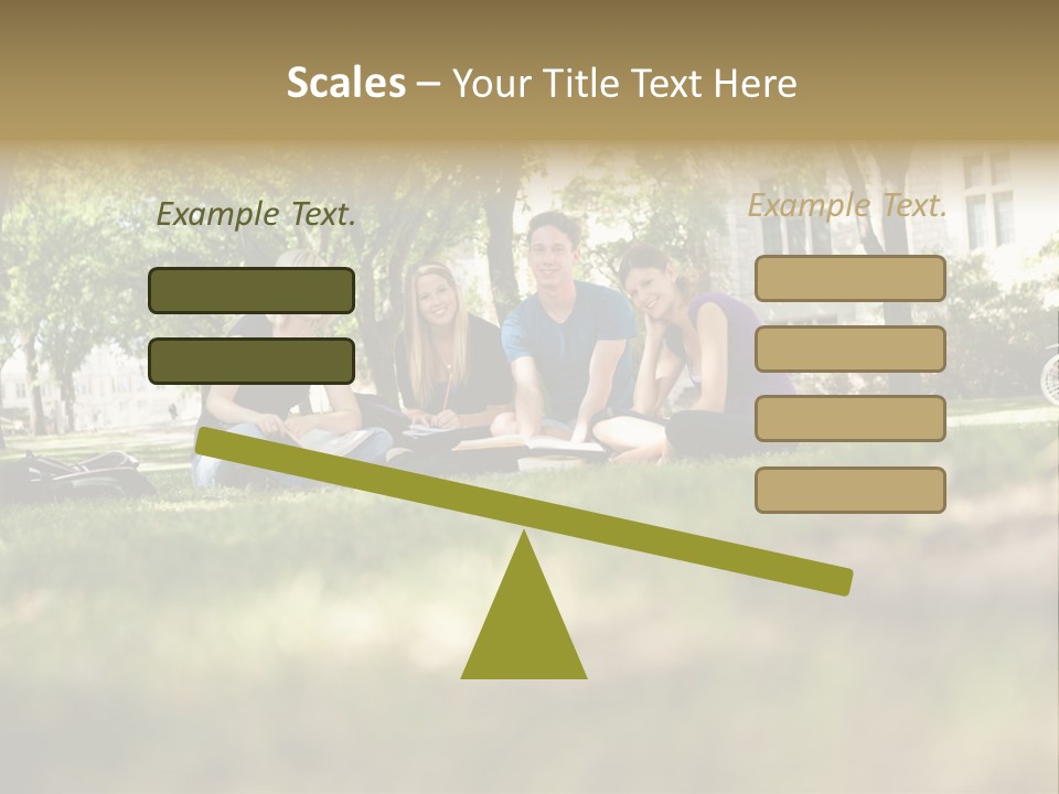 Uni Cheerful Women PowerPoint Template