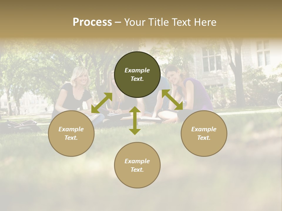 Uni Cheerful Women PowerPoint Template