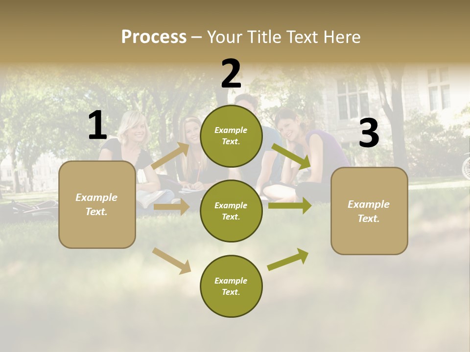 Uni Cheerful Women PowerPoint Template