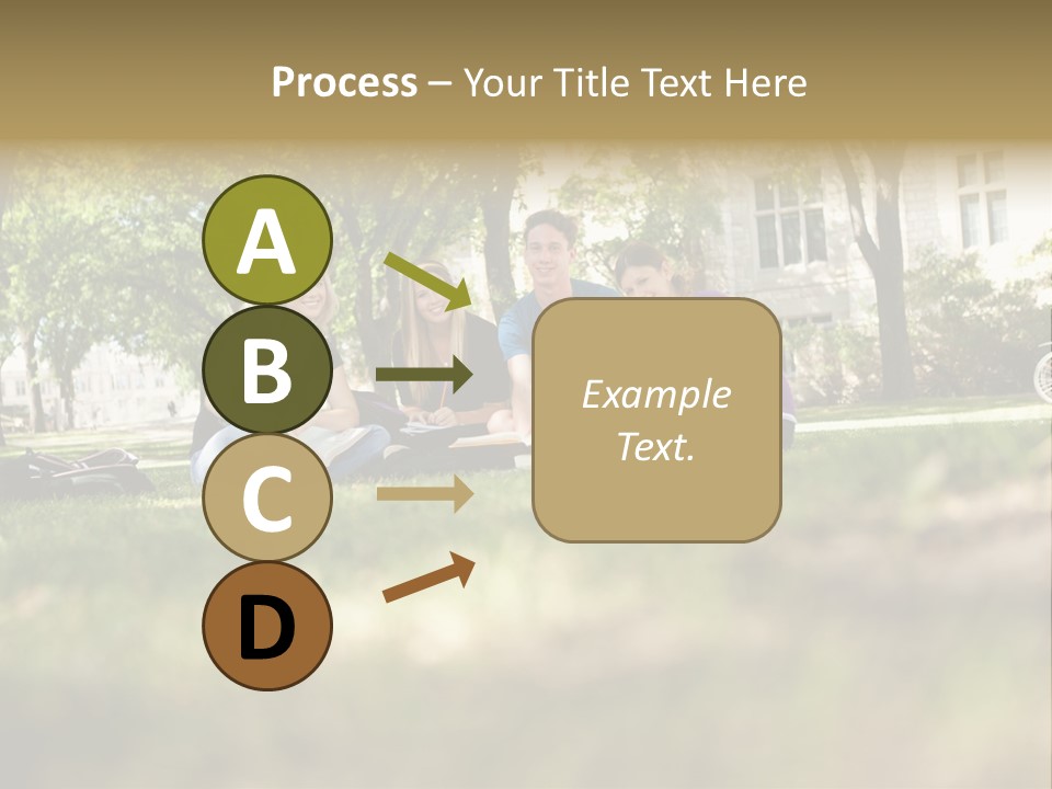 Uni Cheerful Women PowerPoint Template