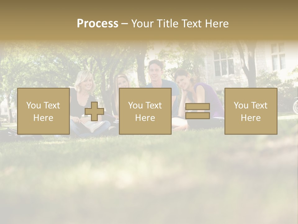 Uni Cheerful Women PowerPoint Template