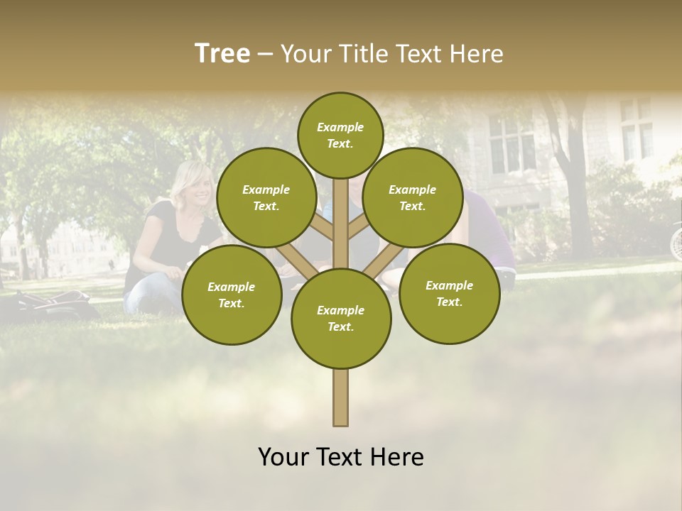 Uni Cheerful Women PowerPoint Template