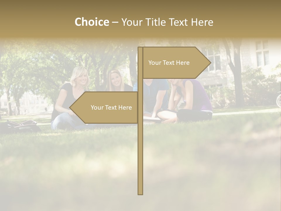 Uni Cheerful Women PowerPoint Template