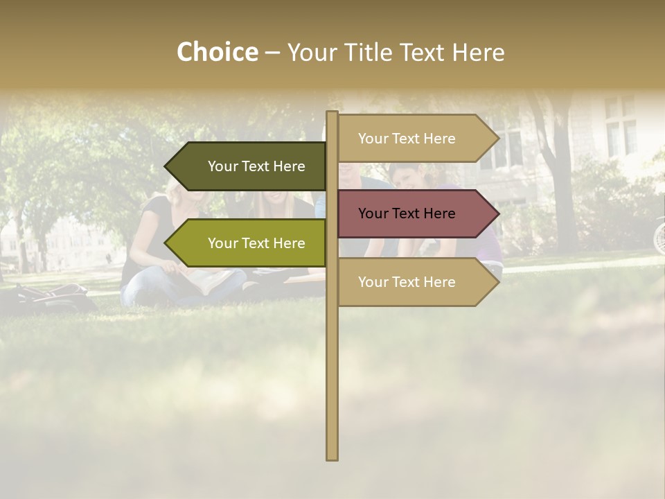 Uni Cheerful Women PowerPoint Template