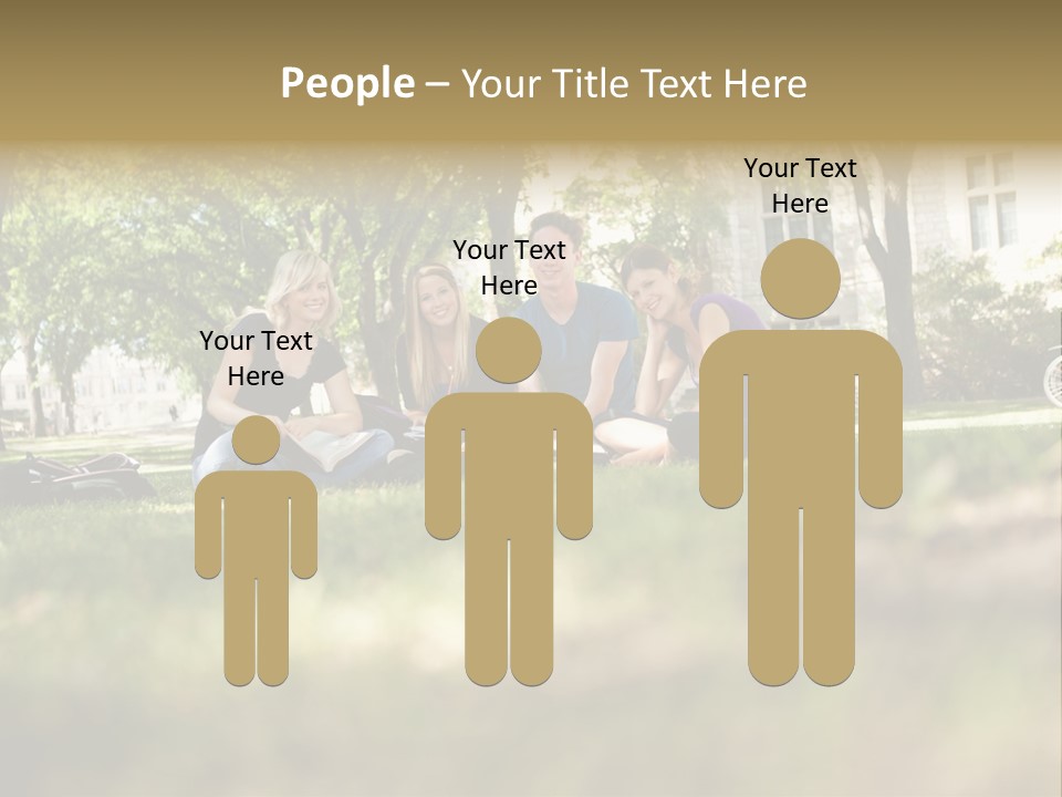 Uni Cheerful Women PowerPoint Template