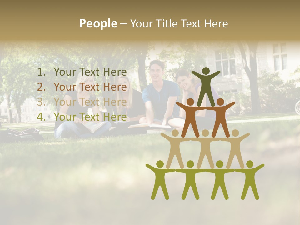 Uni Cheerful Women PowerPoint Template