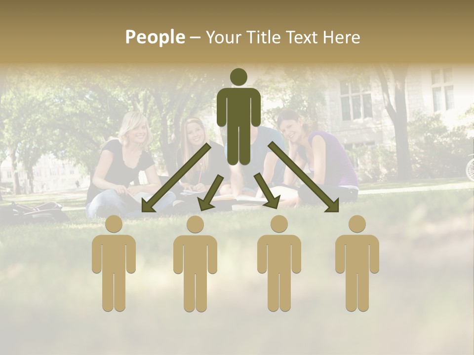 Uni Cheerful Women PowerPoint Template