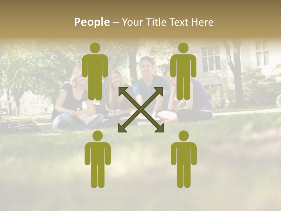 Uni Cheerful Women PowerPoint Template