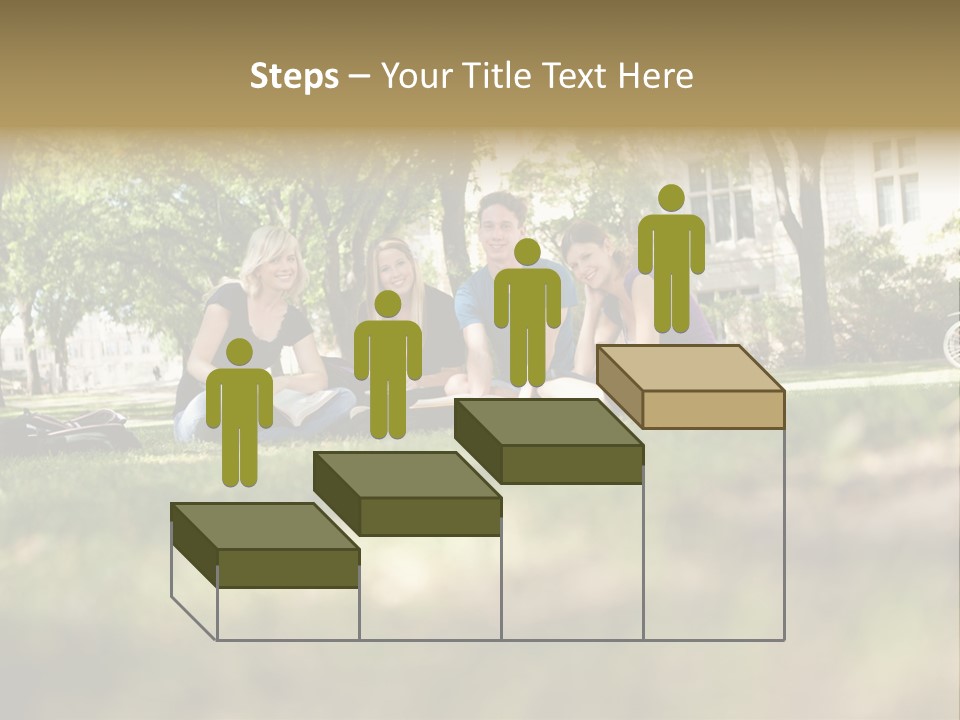 Uni Cheerful Women PowerPoint Template