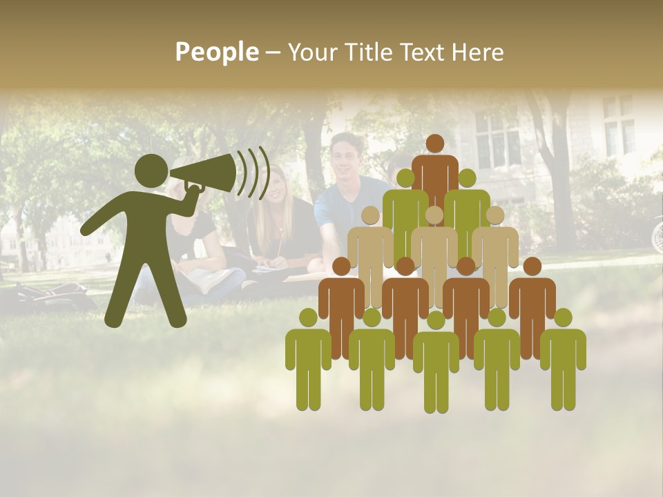 Uni Cheerful Women PowerPoint Template