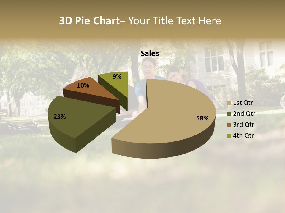 Uni Cheerful Women PowerPoint Template