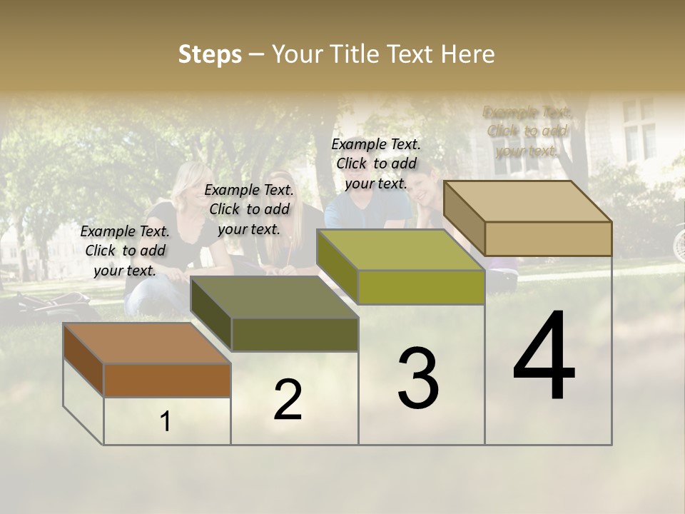 Uni Cheerful Women PowerPoint Template