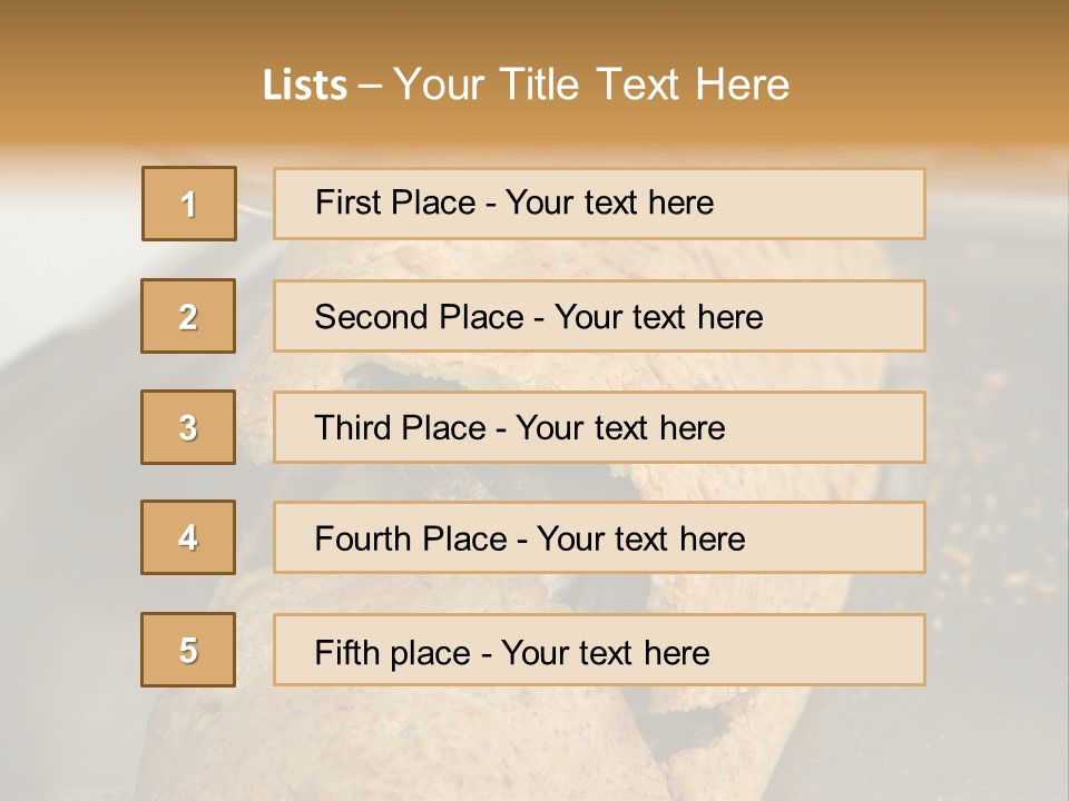 Gastronomy Preparation Cooking PowerPoint Template