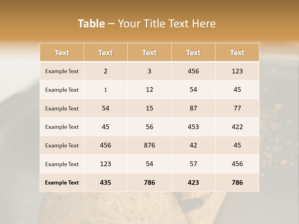Gastronomy Preparation Cooking PowerPoint Template