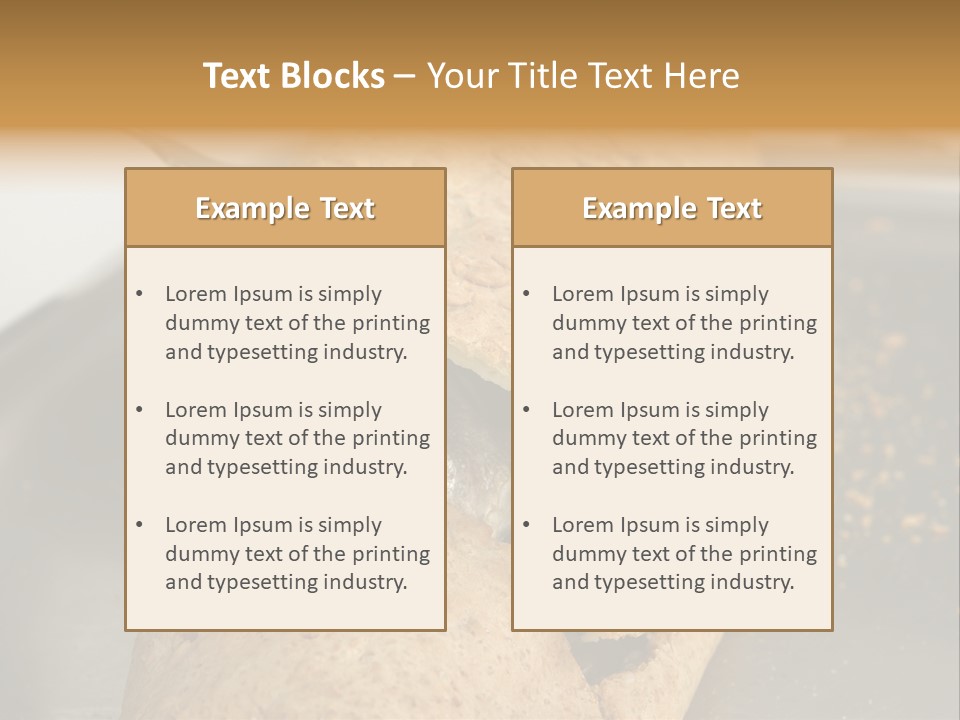 Gastronomy Preparation Cooking PowerPoint Template
