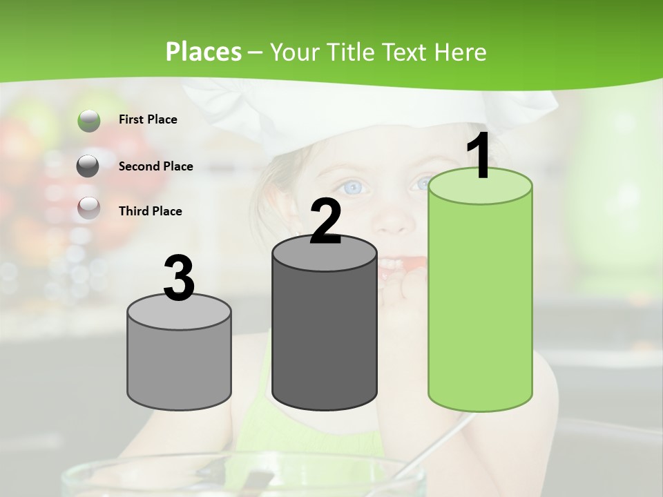 Youngster Kid Dinner PowerPoint Template