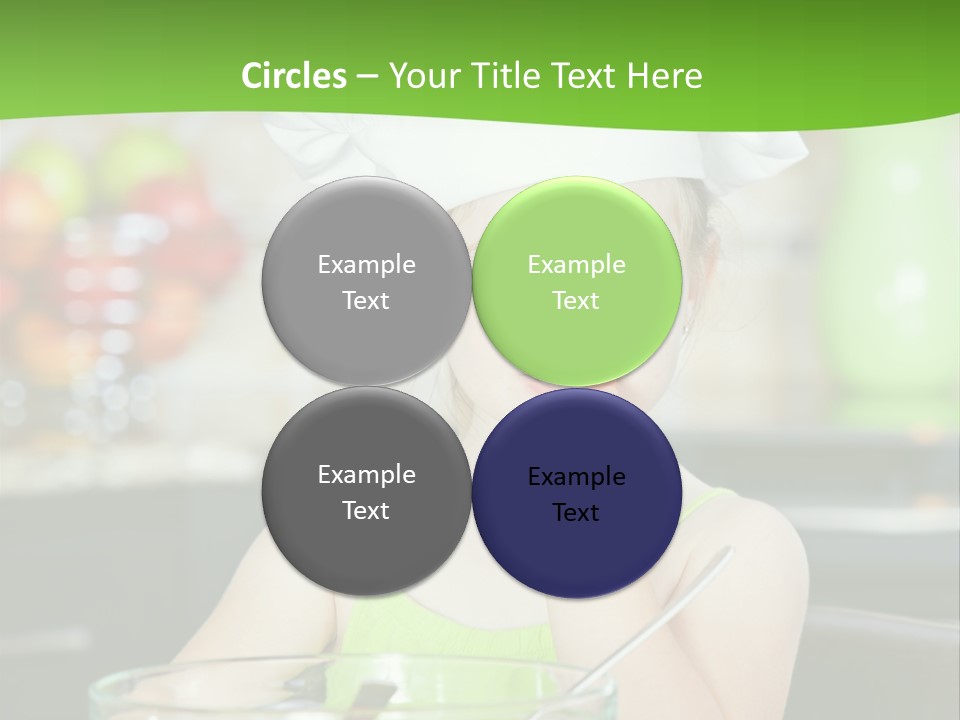 Youngster Kid Dinner PowerPoint Template