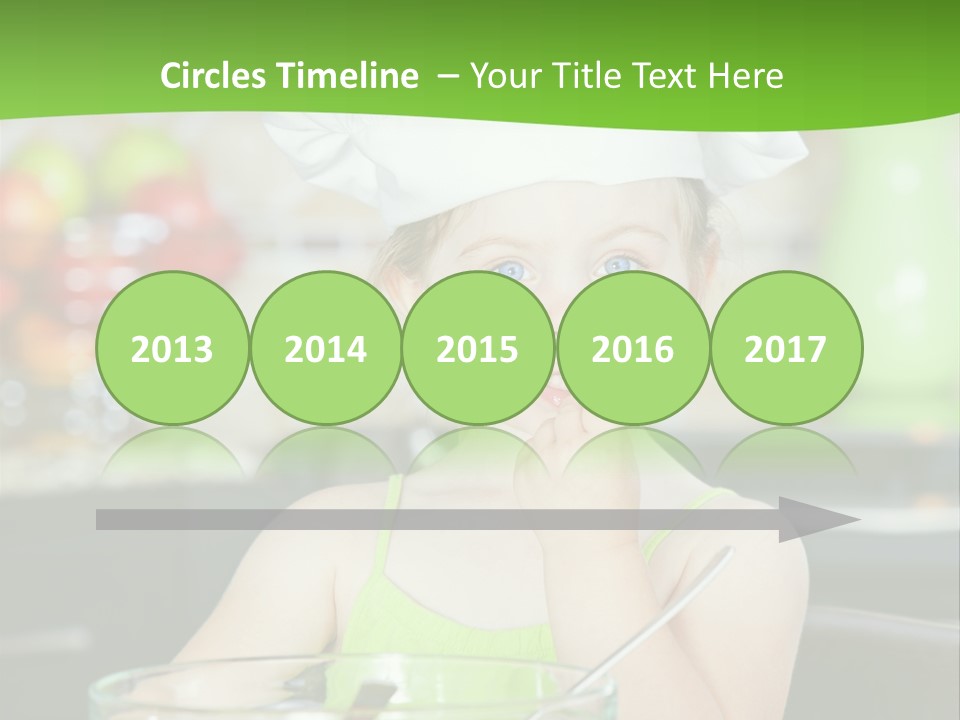 Youngster Kid Dinner PowerPoint Template