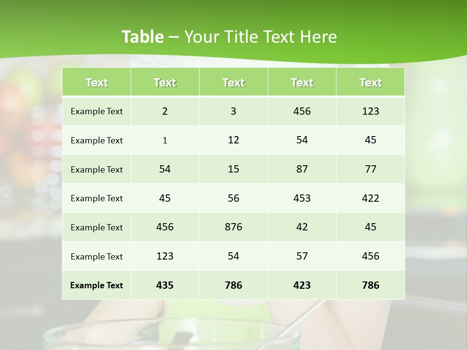 Youngster Kid Dinner PowerPoint Template