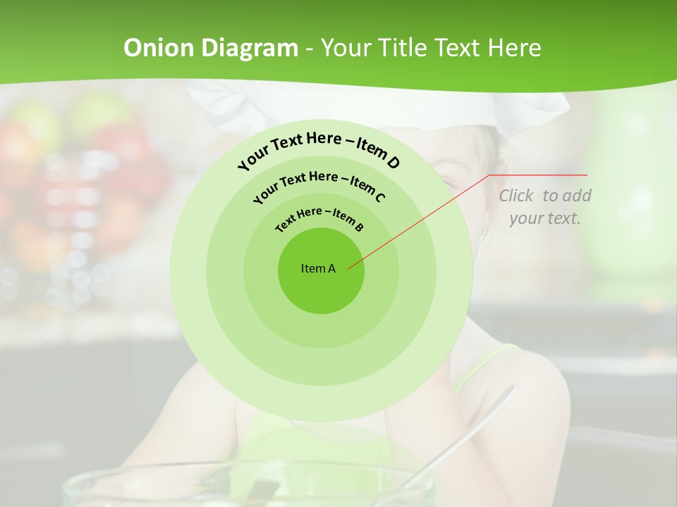 Youngster Kid Dinner PowerPoint Template