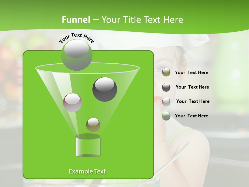 Youngster Kid Dinner PowerPoint Template