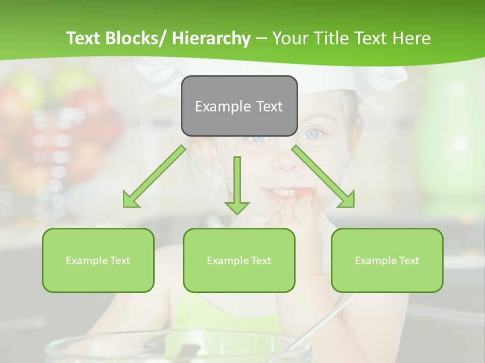 Youngster Kid Dinner PowerPoint Template