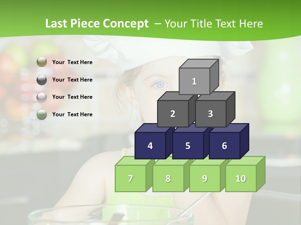 Youngster Kid Dinner PowerPoint Template