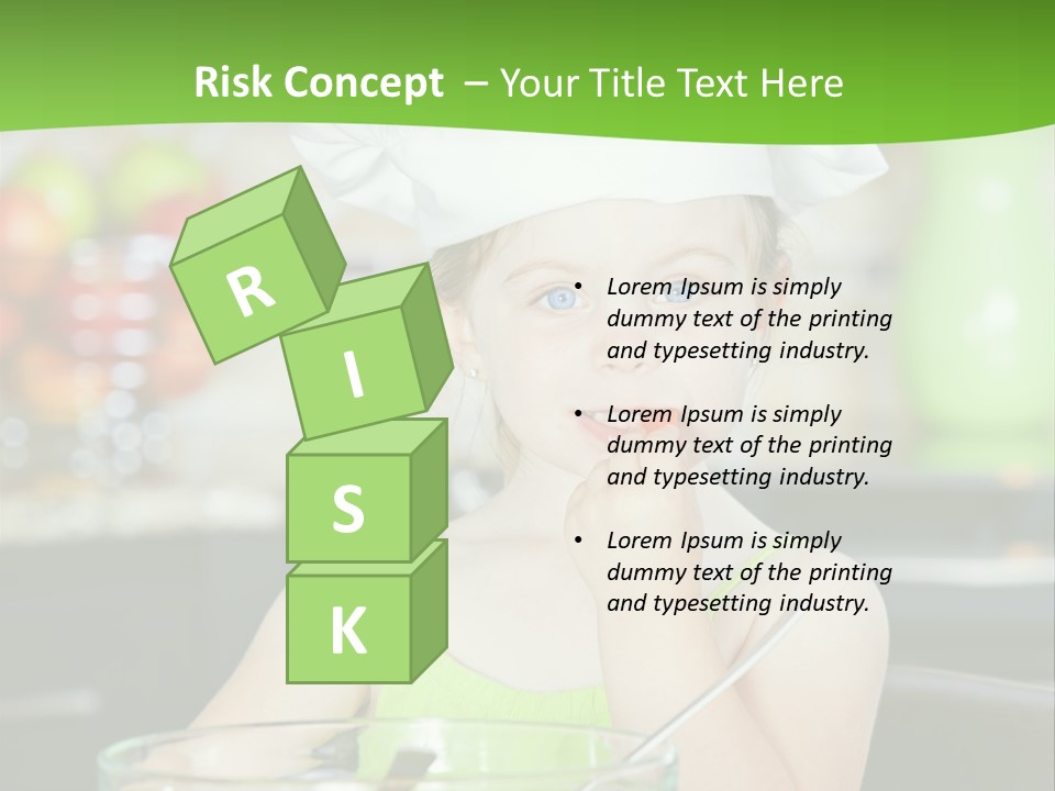 Youngster Kid Dinner PowerPoint Template