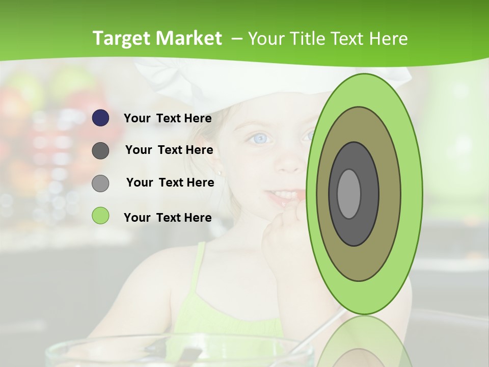 Youngster Kid Dinner PowerPoint Template