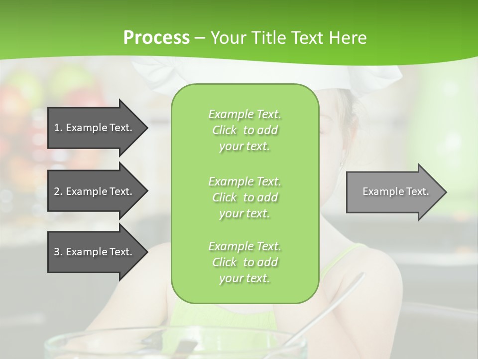 Youngster Kid Dinner PowerPoint Template