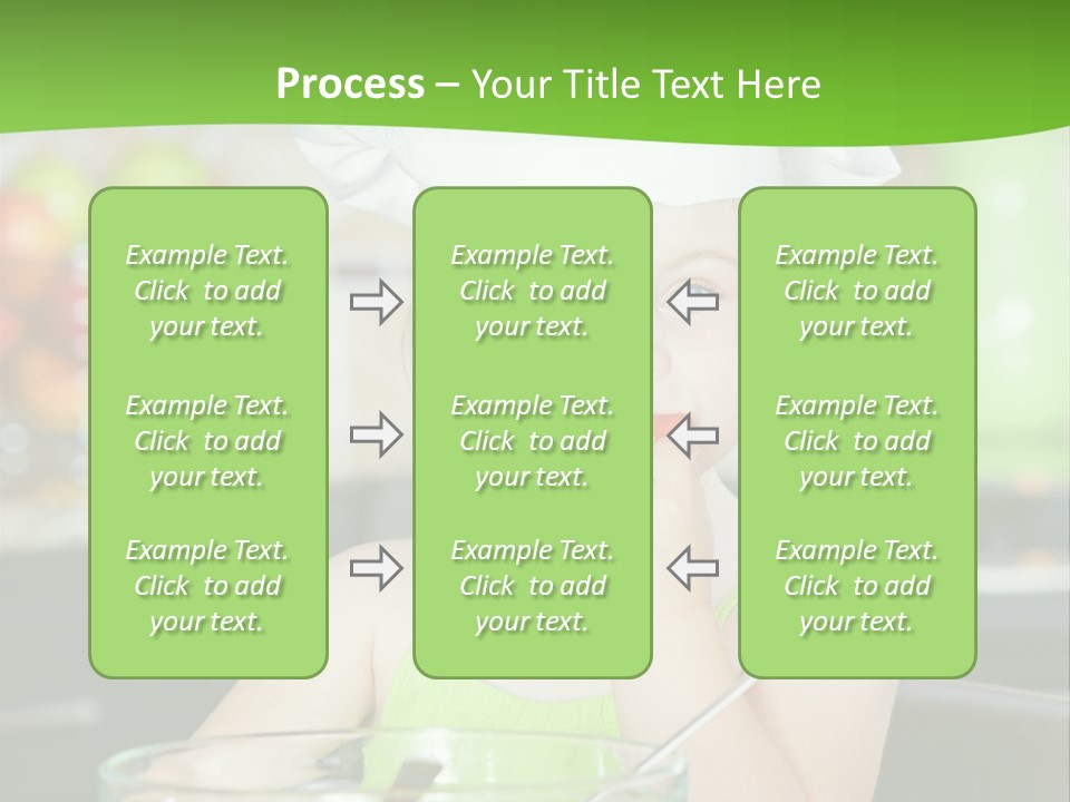 Youngster Kid Dinner PowerPoint Template