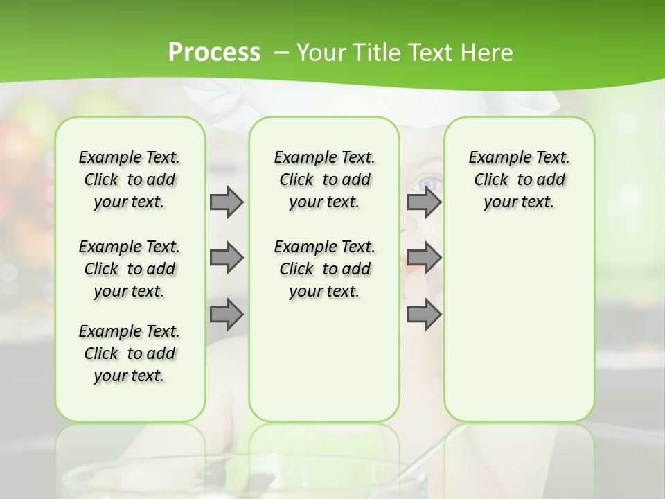 Youngster Kid Dinner PowerPoint Template