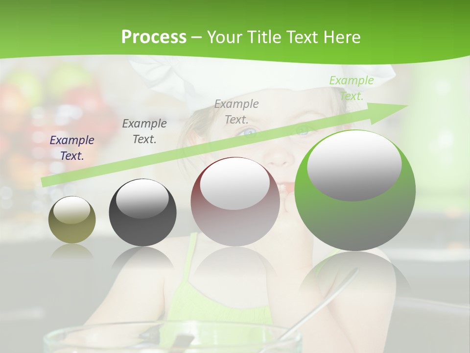 Youngster Kid Dinner PowerPoint Template