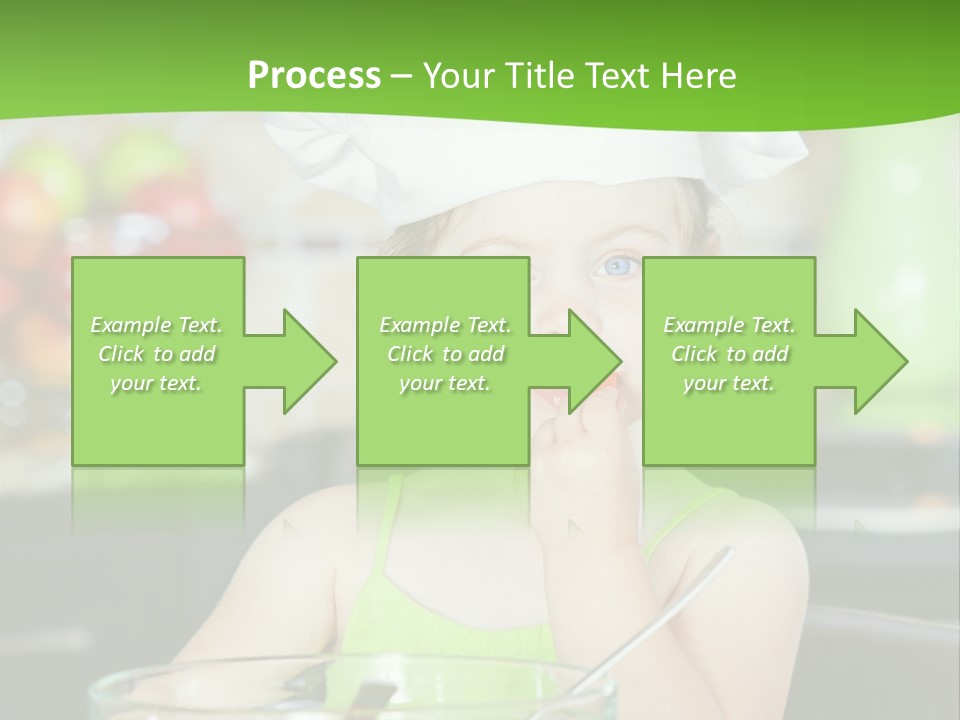 Youngster Kid Dinner PowerPoint Template