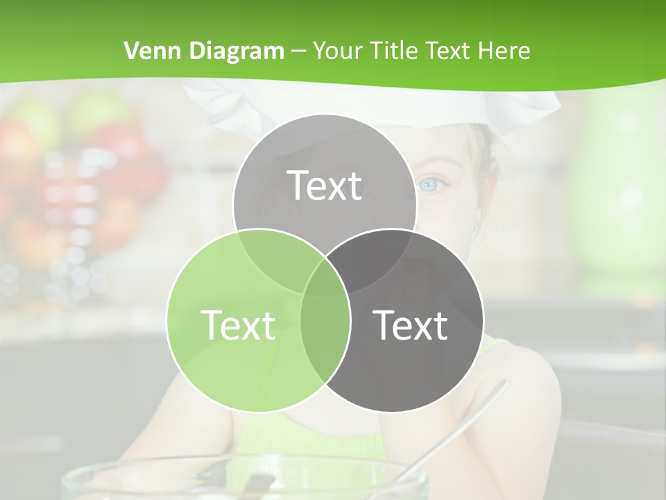 Youngster Kid Dinner PowerPoint Template