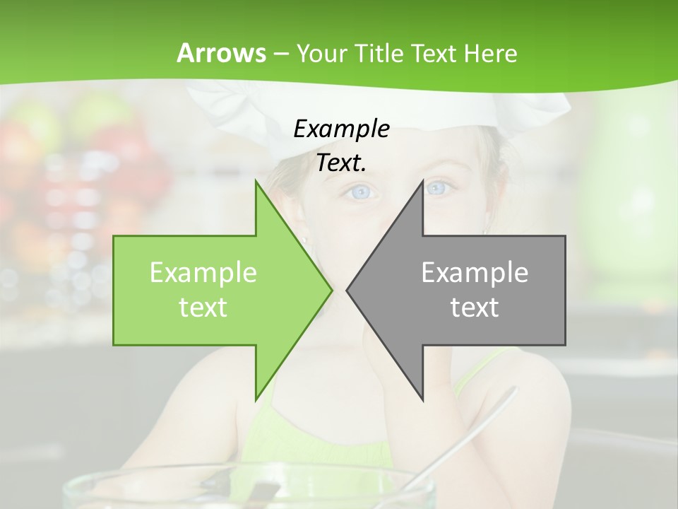 Youngster Kid Dinner PowerPoint Template