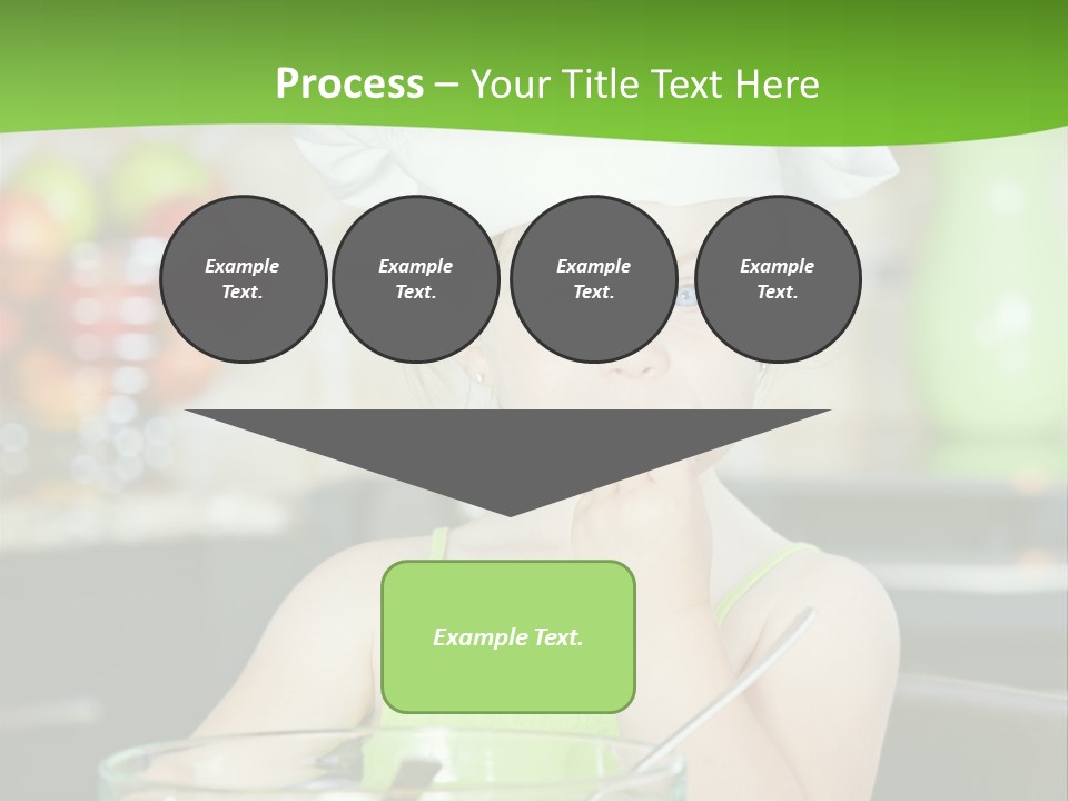 Youngster Kid Dinner PowerPoint Template