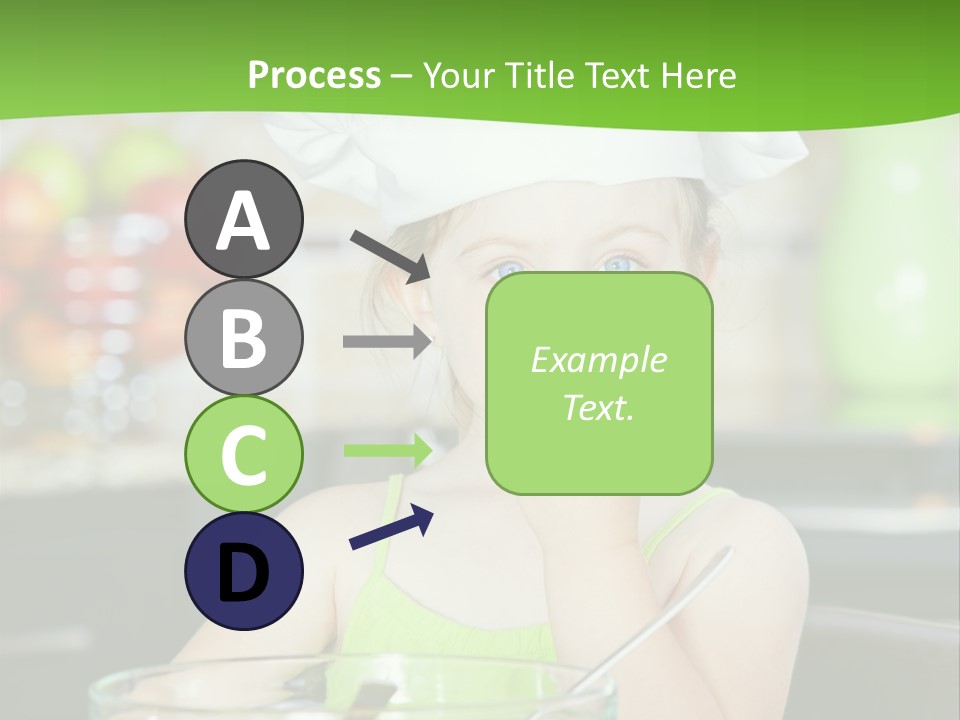 Youngster Kid Dinner PowerPoint Template