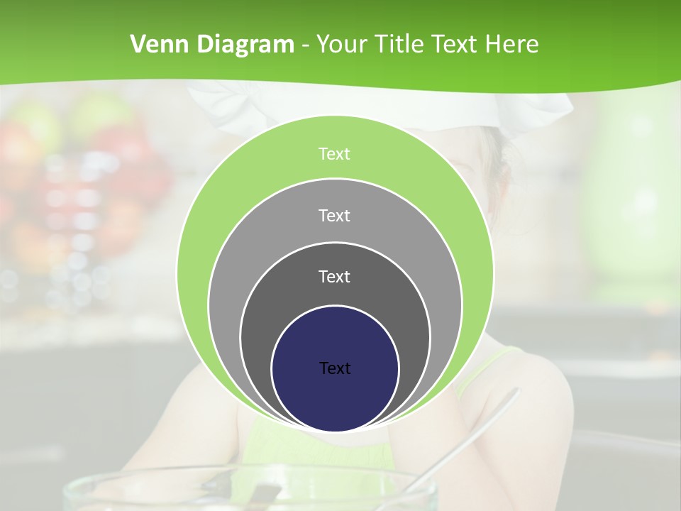 Youngster Kid Dinner PowerPoint Template