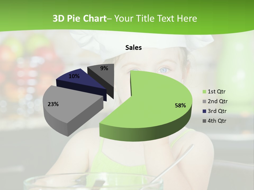 Youngster Kid Dinner PowerPoint Template