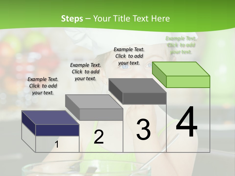 Youngster Kid Dinner PowerPoint Template